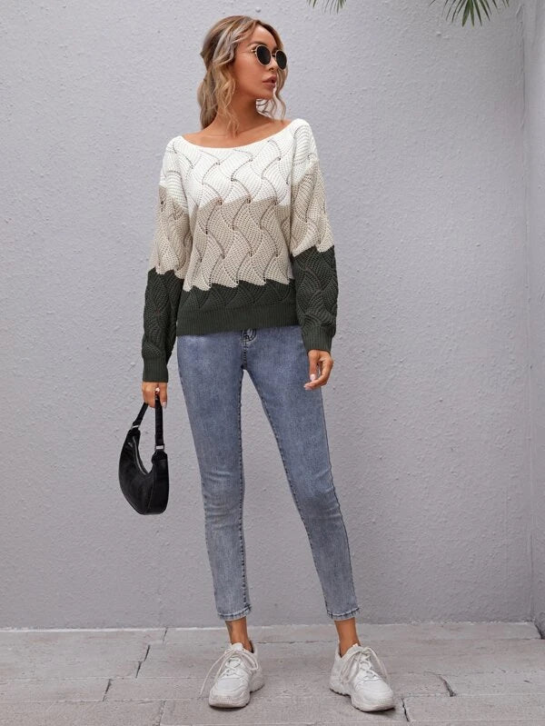 Sweter kolorowy
