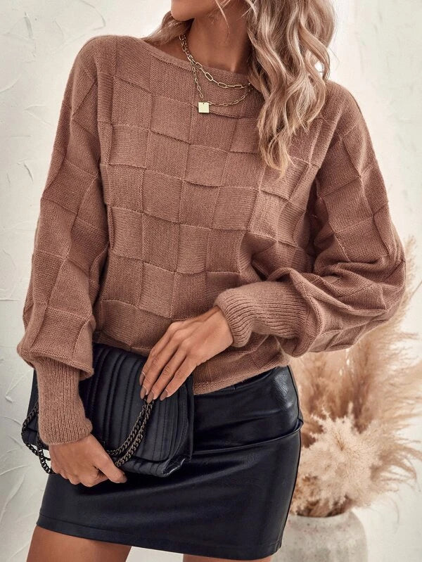 Sweter wzór frenchy