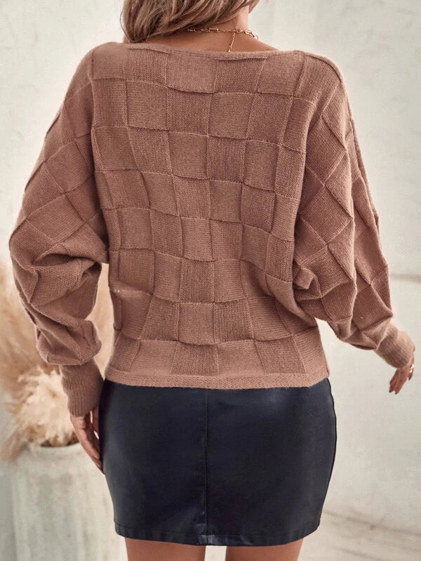 Sweter wzór frenchy