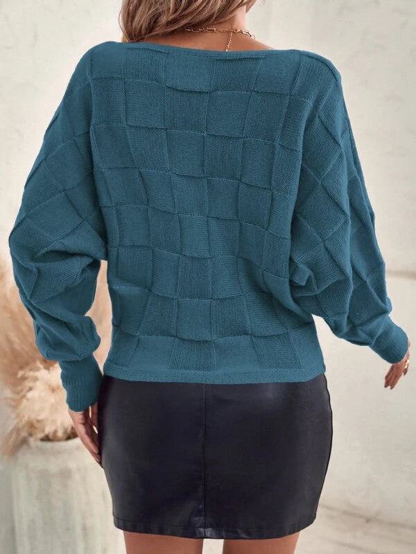 Sweter wzór frenchy
