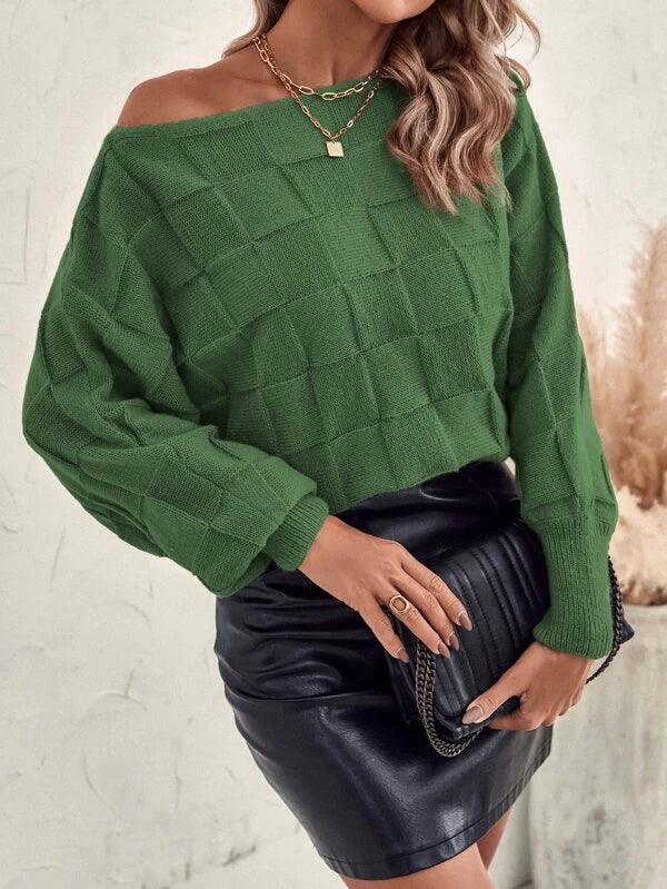 Sweter wzór frenchy