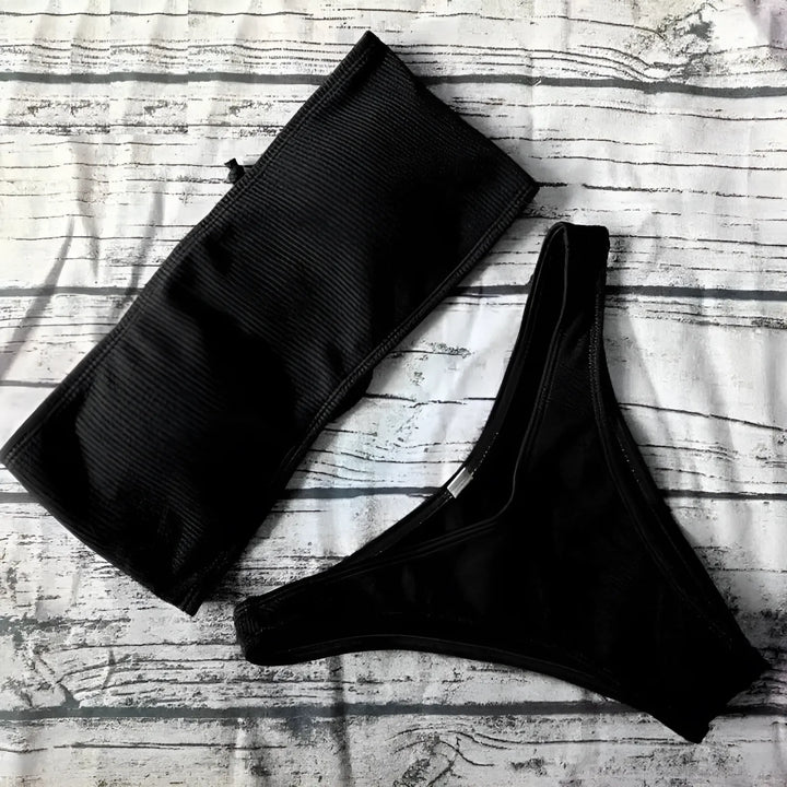 Dwuczęściowy strój kąpielowy bikini bandeau