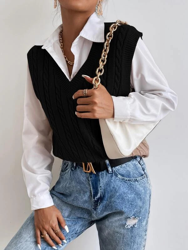 Sweter z dzianiny