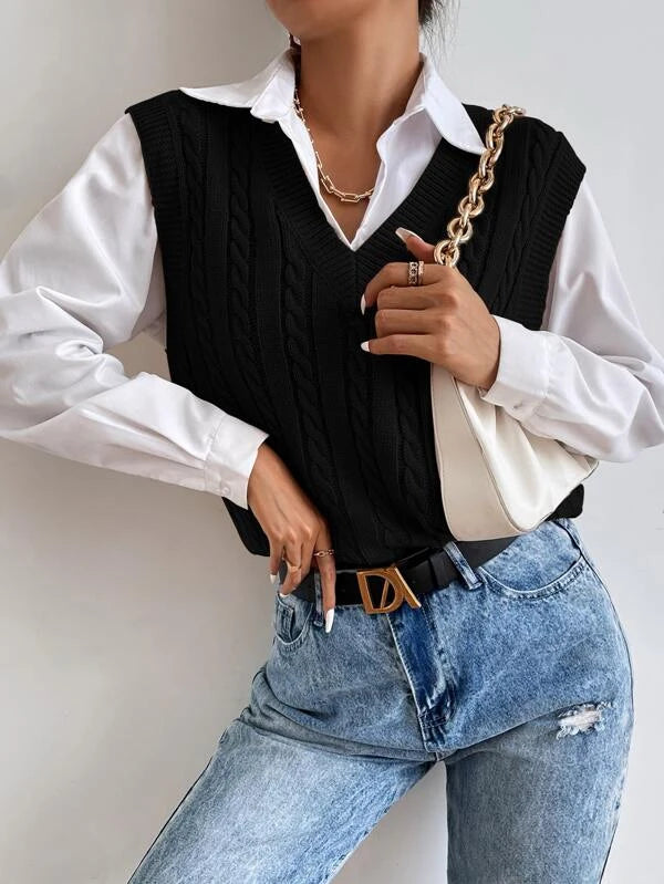 Sweter z dzianiny