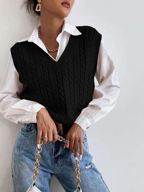 Sweter z dzianiny
