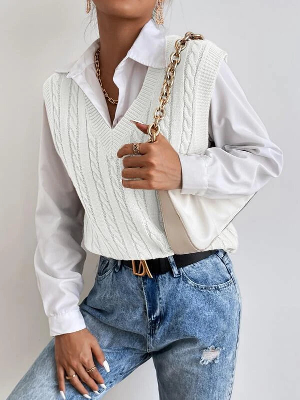 Sweter z dzianiny